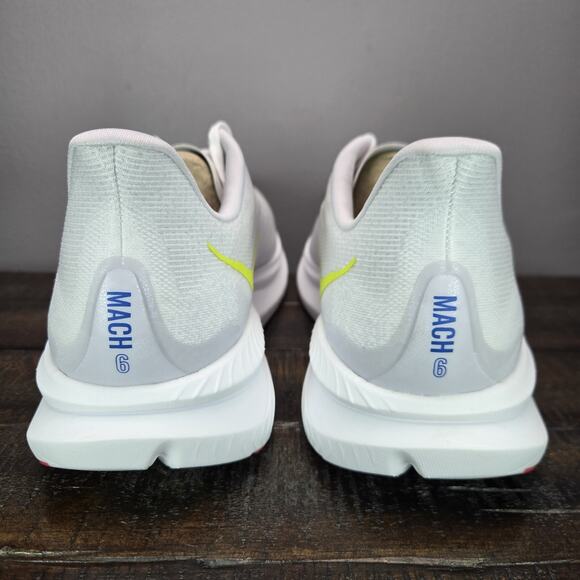 NEW Hoka One One Mach 6 Mens Size 14 D Running Shoes 1147790 WNCL White Green main image 4
